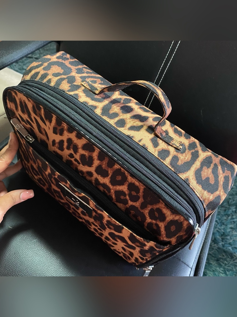 Lori Greiner Ultimate Cosmetic Organizer Case In Leopard - Picture 2 of 11